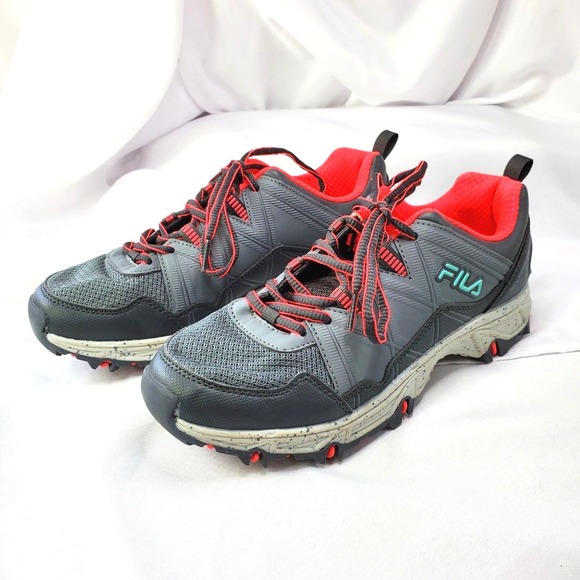 Fila Shoes - Fila AT Peake 24 TN 5JM01954-263 Womens Gray Synthetic Athletic Hiking Shoes 8.5